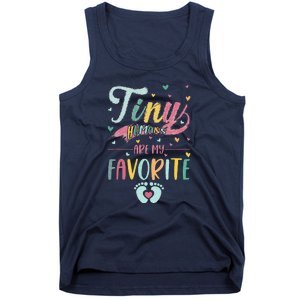 Tiny Humans Are My Favorite NICU Nurse Tank Top