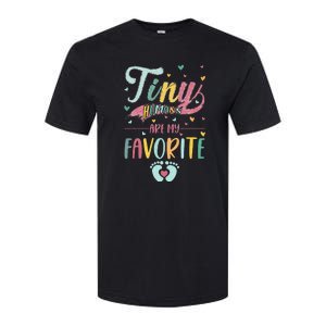 Tiny Humans Are My Favorite NICU Nurse Softstyle CVC T-Shirt