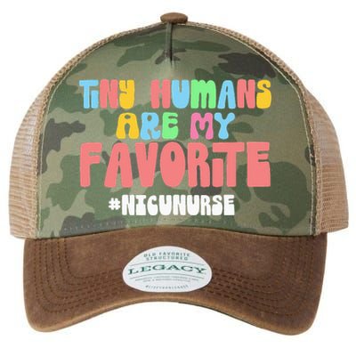 Tiny Humans Are My Favorite NICU Nurse Legacy Tie Dye Trucker Hat