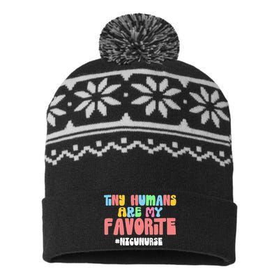 Tiny Humans Are My Favorite NICU Nurse USA-Made Snowflake Beanie