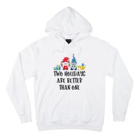 Two Holidays Are Better Than One Christmas Hanukkah Jewish Hoodie