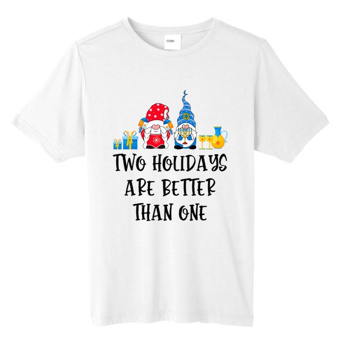 Two Holidays Are Better Than One Christmas Hanukkah Jewish Tall Fusion ChromaSoft Performance T-Shirt