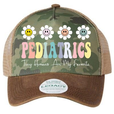 Tiny Humans Are My Favorite Pediatrics Nicu Peds Nurse Long Sleeve Legacy Tie Dye Trucker Hat