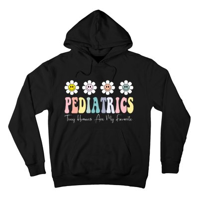 Tiny Humans Are My Favorite Pediatrics Nicu Peds Nurse Long Sleeve Hoodie