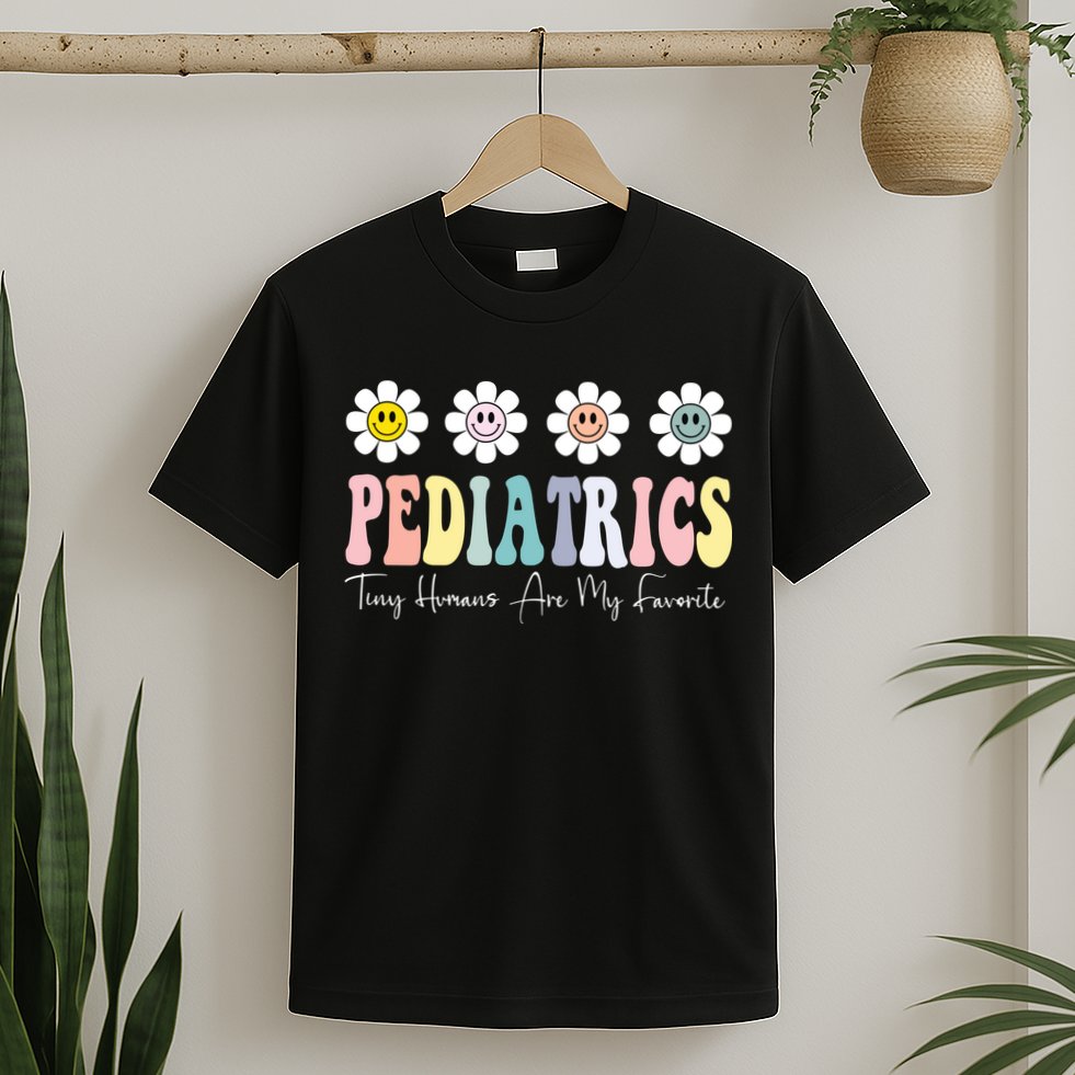 Tiny Humans Are My Favorite Pediatrics Nicu Peds Nurse Long Sleeve T-Shirt