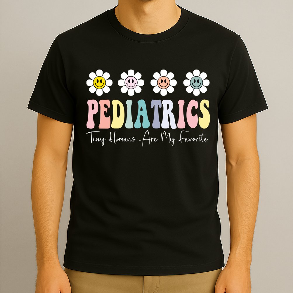 Tiny Humans Are My Favorite Pediatrics Nicu Peds Nurse Long Sleeve T-Shirt
