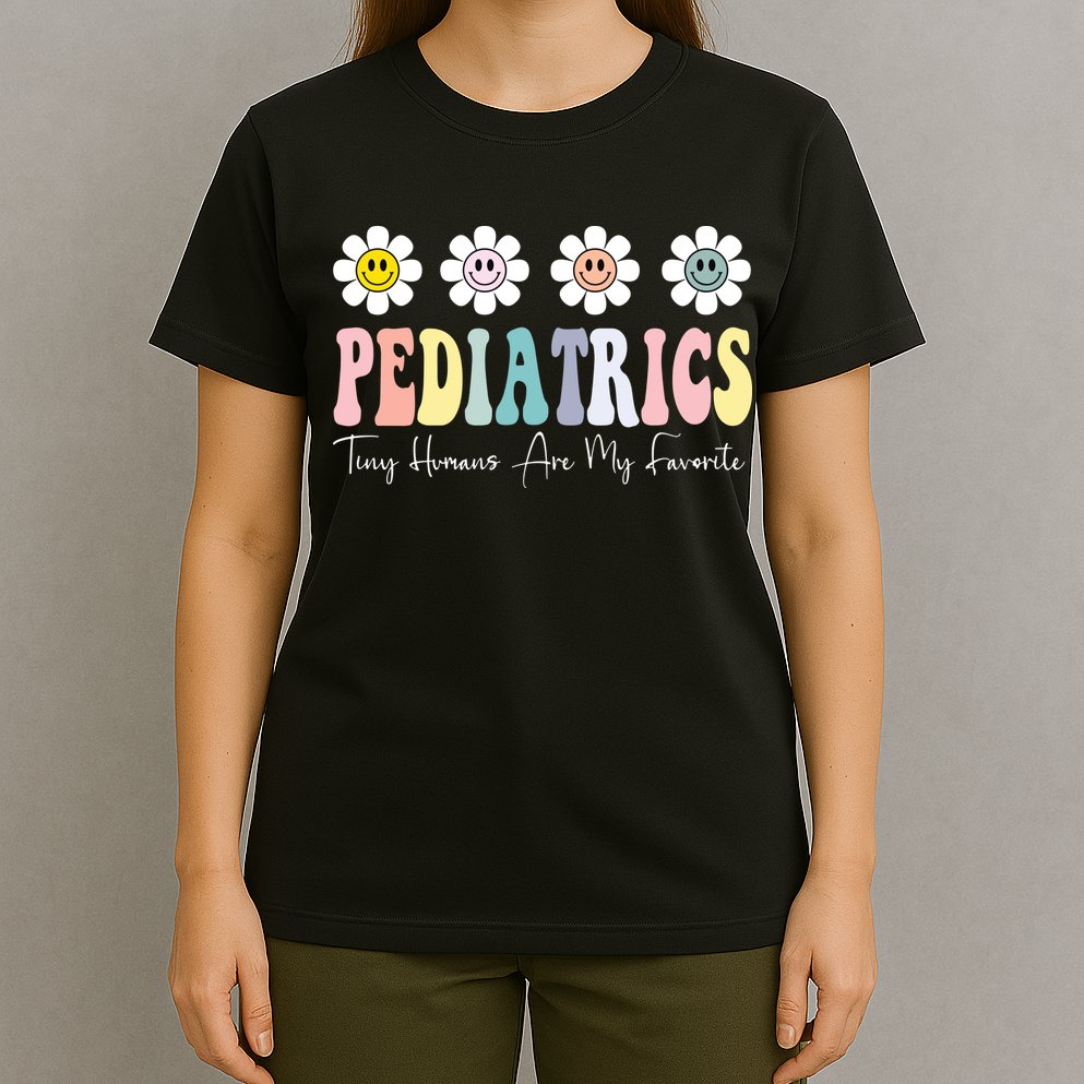 Tiny Humans Are My Favorite Pediatrics Nicu Peds Nurse Long Sleeve T-Shirt