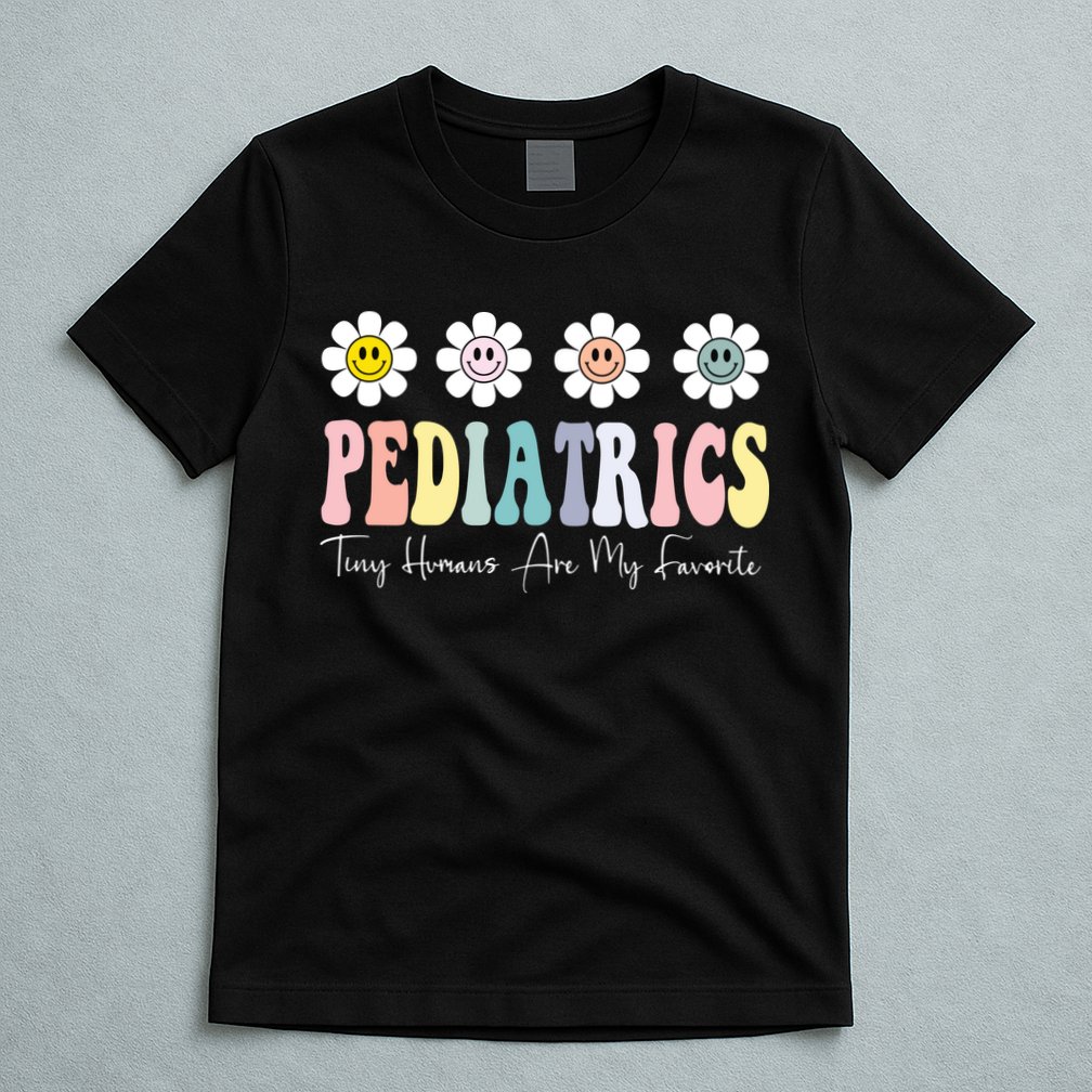 Tiny Humans Are My Favorite Pediatrics Nicu Peds Nurse Long Sleeve T-Shirt