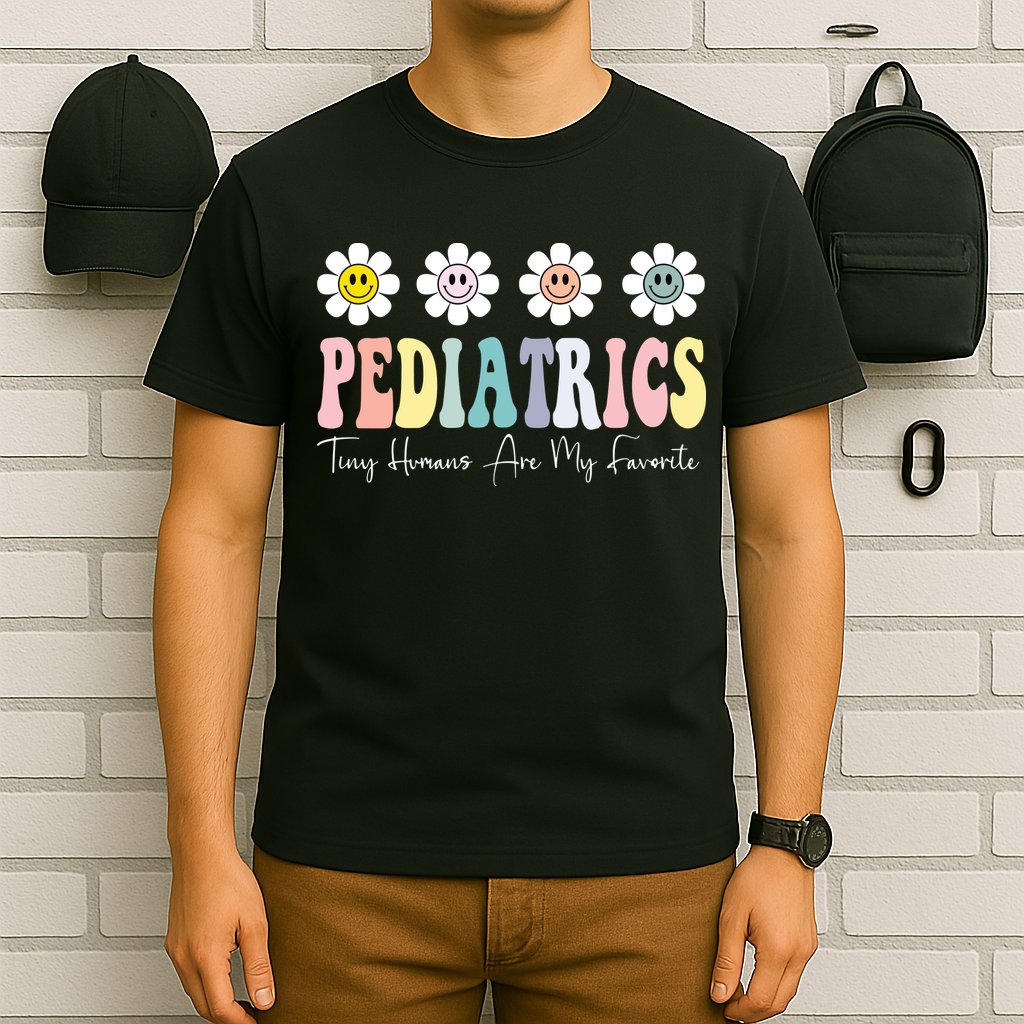 Tiny Humans Are My Favorite Pediatrics Nicu Peds Nurse Long Sleeve T-Shirt
