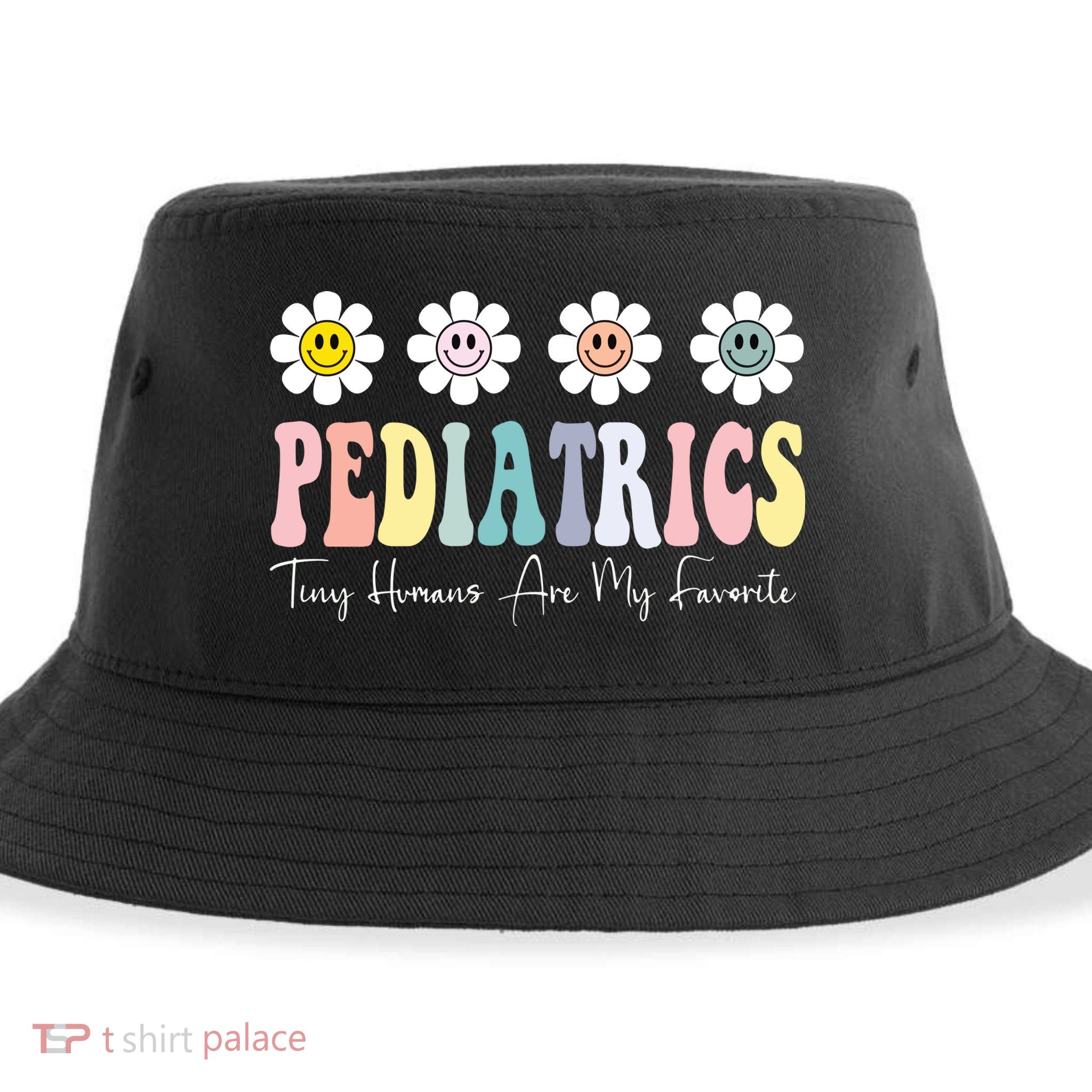Tiny Humans Are My Favorite Pediatrics Nicu Peds Nurse Long Sleeve Sustainable Bucket Hat