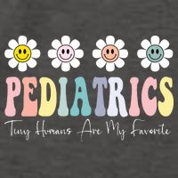 Tiny Humans Are My Favorite Pediatrics Nicu Peds Nurse Long Sleeve Vector Backpack