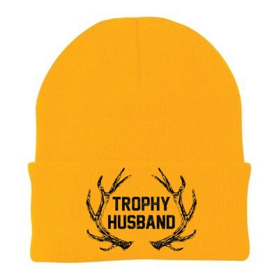 Trophy Husband Antler Knit Cap Winter Beanie