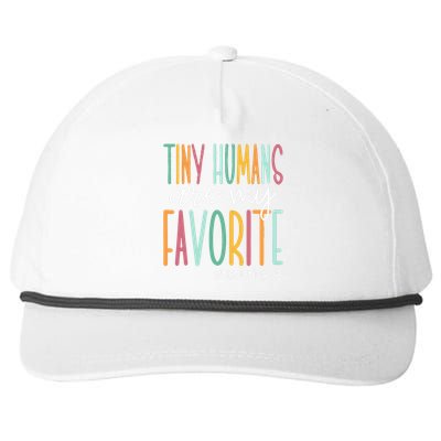 Tiny Humans Are My Favorite NICU Nurse Snapback Five-Panel Rope Hat