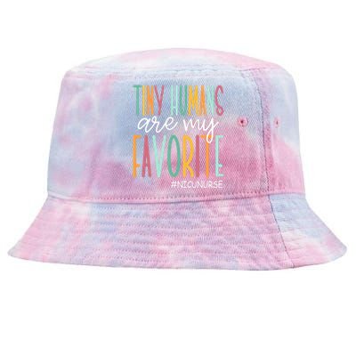 Tiny Humans Are My Favorite NICU Nurse Tie-Dyed Bucket Hat