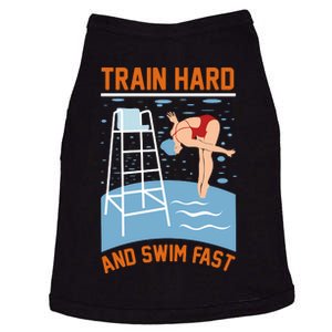 Train Hard And Swim Fast Doggie Tank