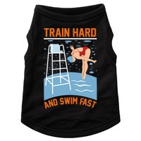 Train Hard And Swim Fast Doggie Tank
