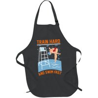 Train Hard And Swim Fast Apron
