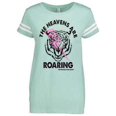 The Heavens Are Roaring Christian Enza Ladies Jersey Football T-Shirt