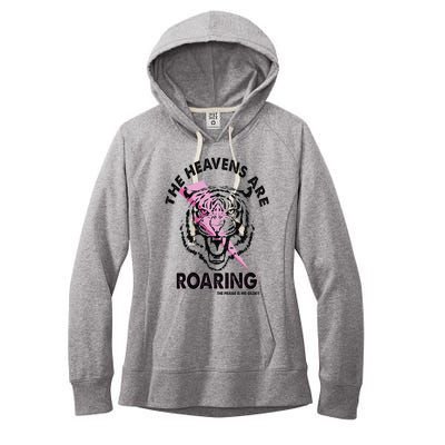 The Heavens Are Roaring Christian Women's Fleece Hoodie