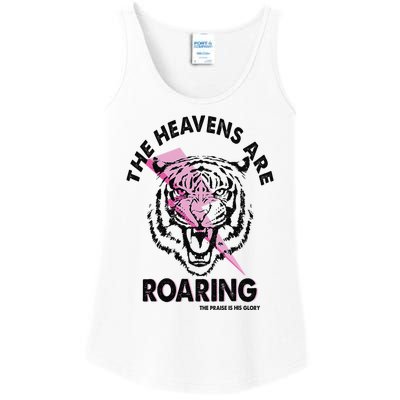 The Heavens Are Roaring Christian Ladies Essential Tank