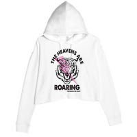 The Heavens Are Roaring Christian Crop Fleece Hoodie