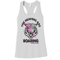 The Heavens Are Roaring Christian Women's Racerback Tank