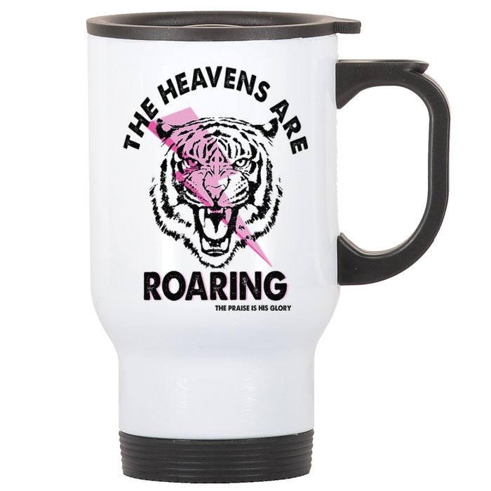 The Heavens Are Roaring Christian Stainless Steel Travel Mug