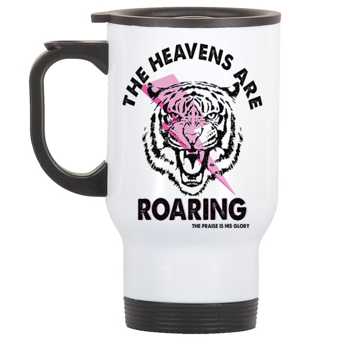 The Heavens Are Roaring Christian Stainless Steel Travel Mug