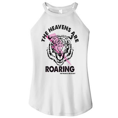 The Heavens Are Roaring Christian Women's Perfect Tri Rocker Tank