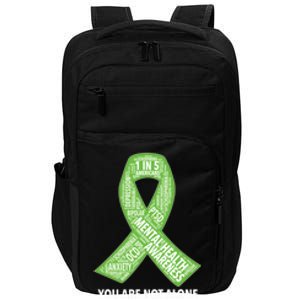 Tal Health Awareness Ribbon Word Cloud Gift Impact Tech Backpack