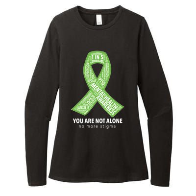 Tal Health Awareness Ribbon Word Cloud Gift Womens CVC Long Sleeve Shirt