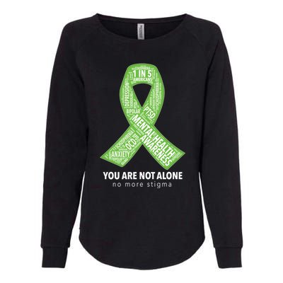 Tal Health Awareness Ribbon Word Cloud Gift Womens California Wash Sweatshirt