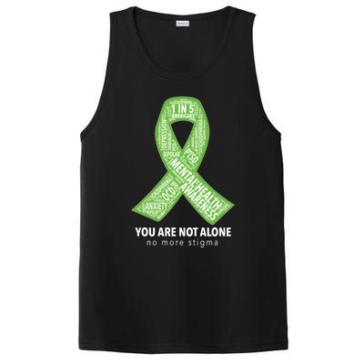 Tal Health Awareness Ribbon Word Cloud Gift PosiCharge Competitor Tank