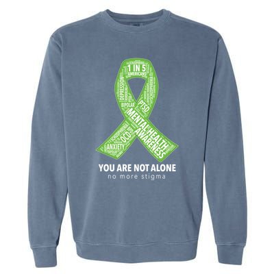 Tal Health Awareness Ribbon Word Cloud Gift Garment-Dyed Sweatshirt