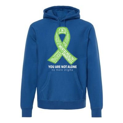 Tal Health Awareness Ribbon Word Cloud Gift Premium Hoodie