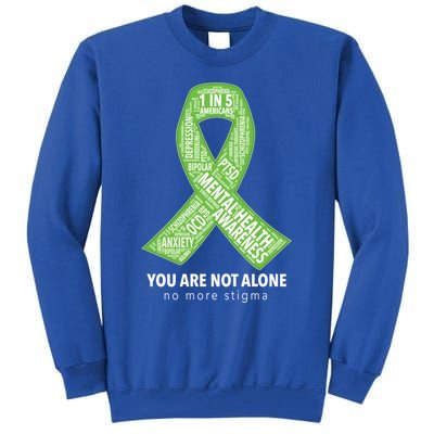 Tal Health Awareness Ribbon Word Cloud Gift Tall Sweatshirt