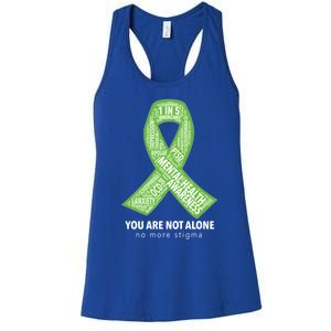 Tal Health Awareness Ribbon Word Cloud Gift Women's Racerback Tank