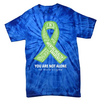 Tal Health Awareness Ribbon Word Cloud Gift Tie-Dye T-Shirt