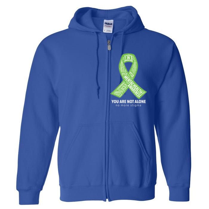 Tal Health Awareness Ribbon Word Cloud Gift Full Zip Hoodie