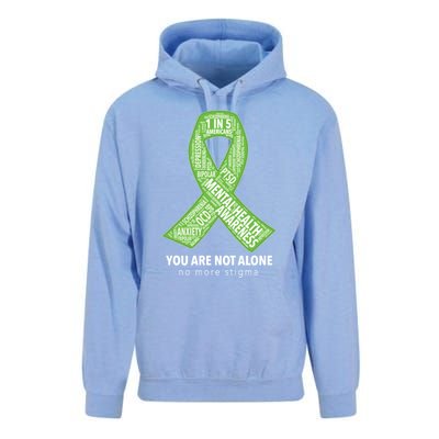 Tal Health Awareness Ribbon Word Cloud Gift Unisex Surf Hoodie