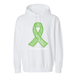 Tal Health Awareness Ribbon Word Cloud Gift Garment-Dyed Fleece Hoodie