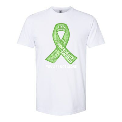 Tal Health Awareness Ribbon Word Cloud Gift Softstyle® CVC T-Shirt