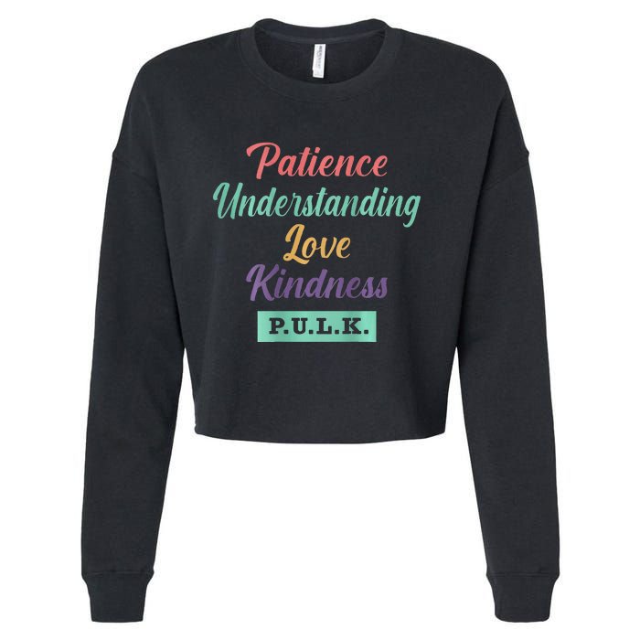 Tal Health Awareness Cropped Pullover Crew