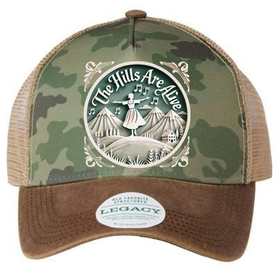 The Hills Are Alive Singing Theatre Sound Of Music Musical Legacy Tie Dye Trucker Hat