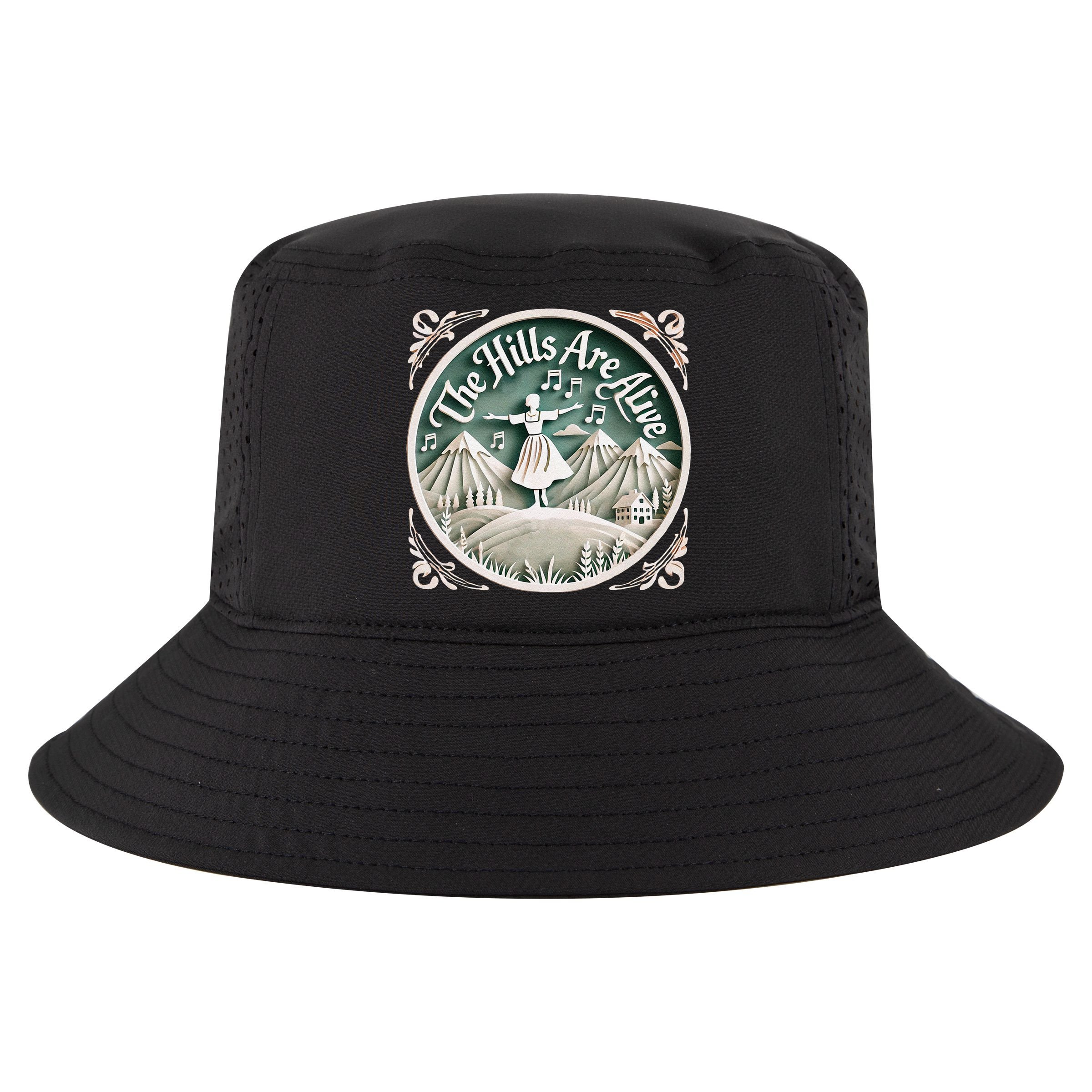 The Hills Are Alive Singing Theatre Sound Of Music Musical Cool Comfort Performance Bucket Hat