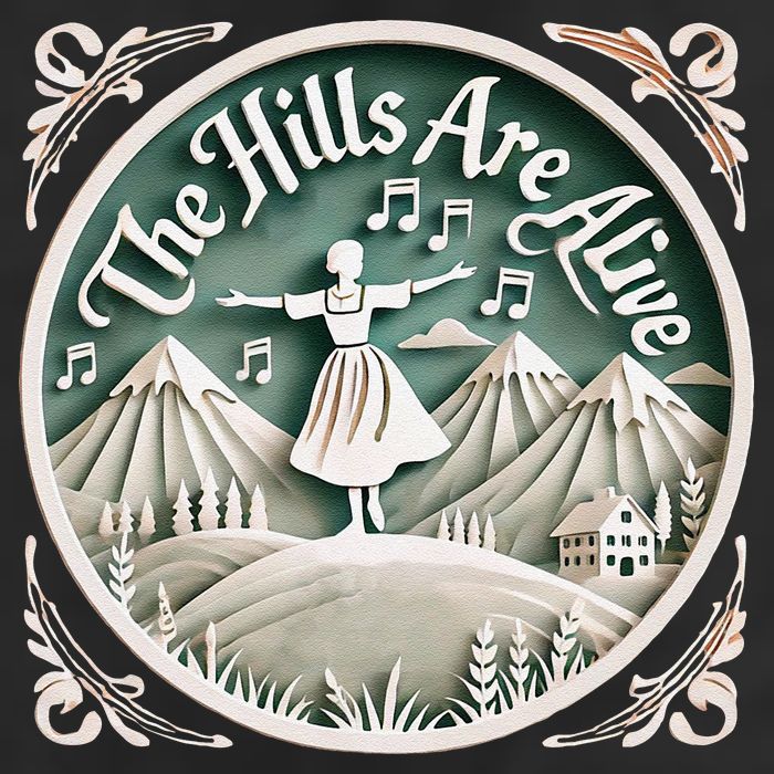 The Hills Are Alive Singing Theatre Sound Of Music Musical Cool Comfort Performance Bucket Hat
