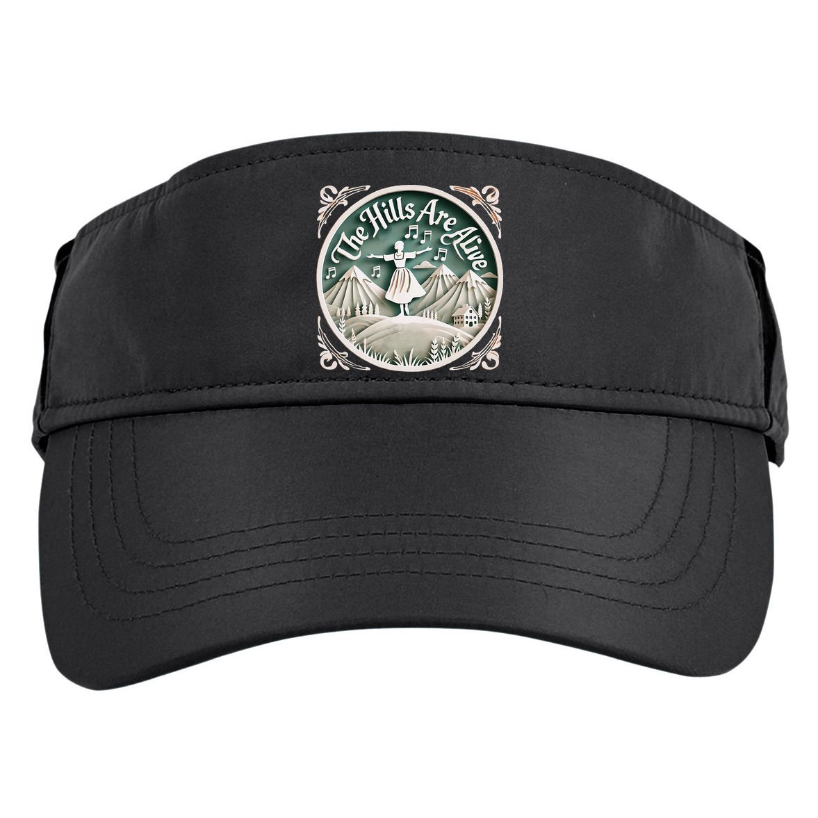 The Hills Are Alive Singing Theatre Sound Of Music Musical Adult Drive Performance Visor