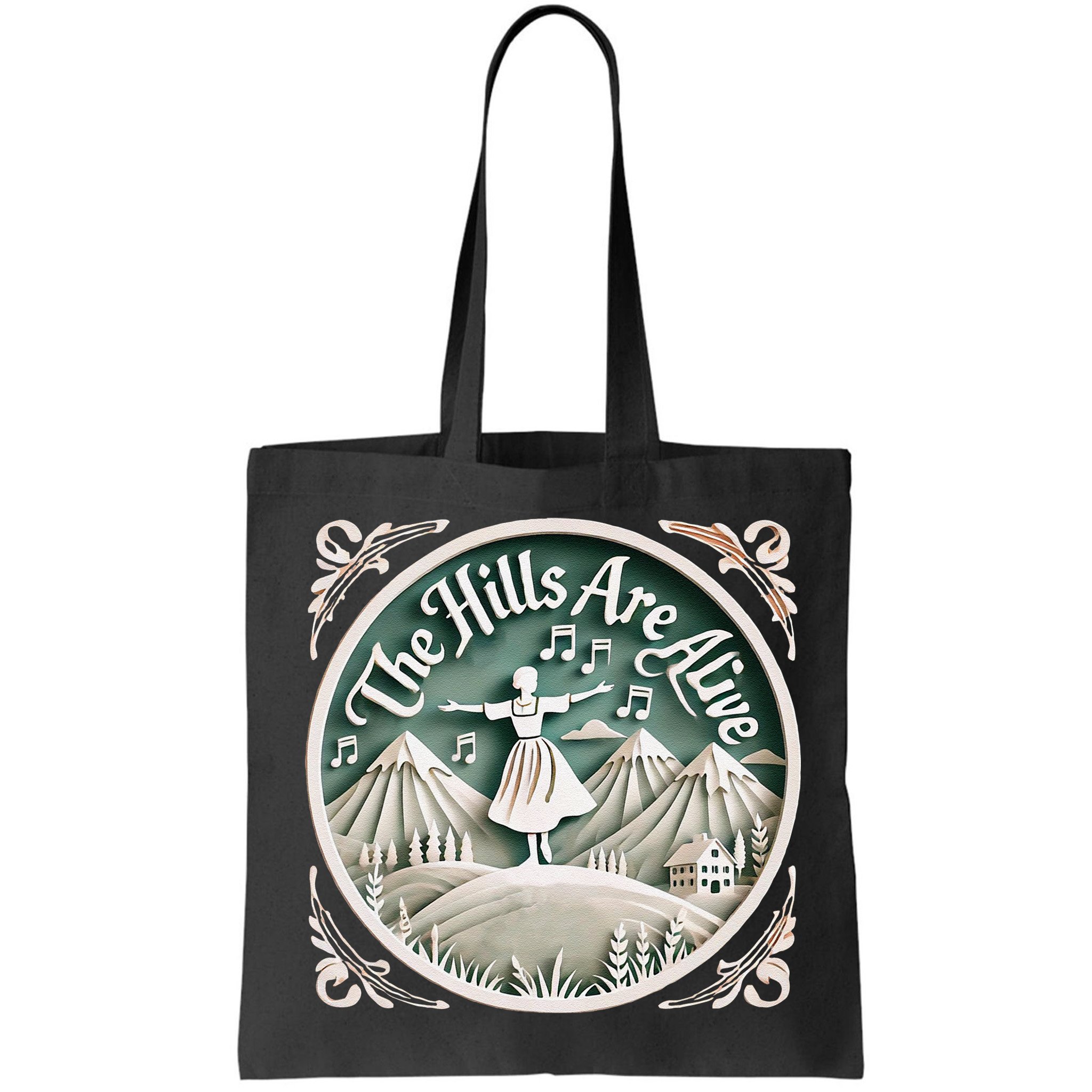 The Hills Are Alive Singing Theatre Sound Of Music Musical Bag