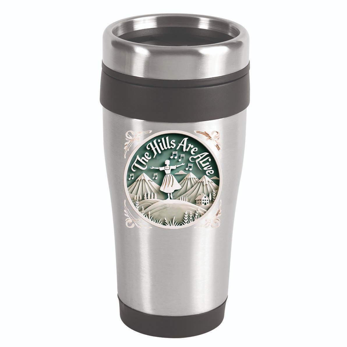 The Hills Are Alive Singing Theatre Sound Of Music Musical 16oz Travel Tumbler