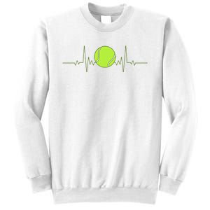 Tennis Heartbeat Art For Tennis Player Sweatshirt